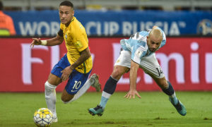 Neymar, do Brasil, e Mascherano, da Argentina, destaques da Copa América