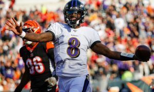 Lamar Jackson dos Baltimore Ravens