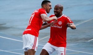 Thiago Galhardo e Boscilla do Internacional