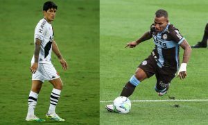 German Cano do Vasco e Matheus Vital do Corinthians