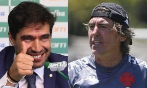 Abel Ferreira do Palmeiras e Ricardo Sa Pinto do Vasco