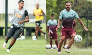 Jo do Corinthians e Yago Felipe do Fluminense