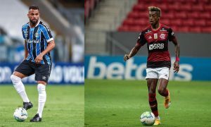 Maicon do Grêmio e Bruno Henrique do Flamengo