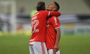 Rodinei e Caio Vidal do Internacional