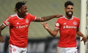 Yuri Alberto e Abel Hernandez do Internacional