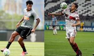 Gil do Corinthians e Pedro do Flamengo