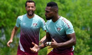 Nenê e Luccas Claro do Fluminense